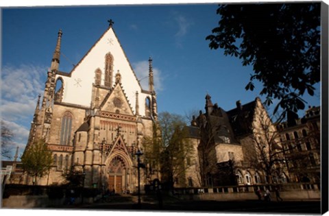 Framed St Thomas Church, Leipzig, Germany Print