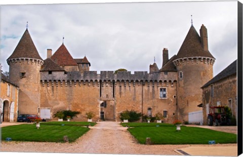 Framed Medieval Chateau de Rully Print