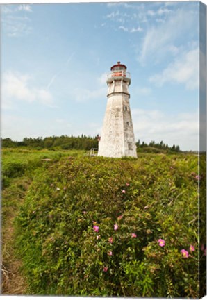 Framed Cape Jourimain NWA Lighthouse Print