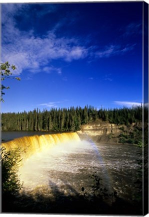 Framed Lady Evelyn Falls Territorial Park Print