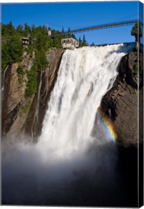 Framed Montmorency Falls, Quebec City Print