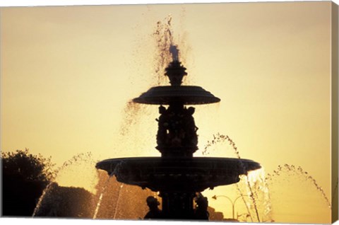 Framed Place de la Concorde, Paris Print