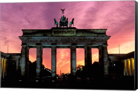 Framed Berlin Brandenburg Gate, Germany Print