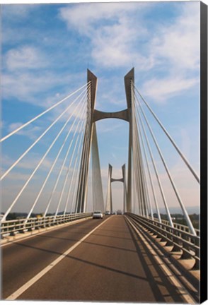Framed Pont Tarascon Beaucaire Bridge, France Print