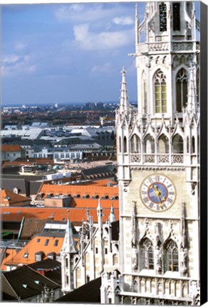 Framed Glockenspiel from Saint Peter&#39;s Church Print