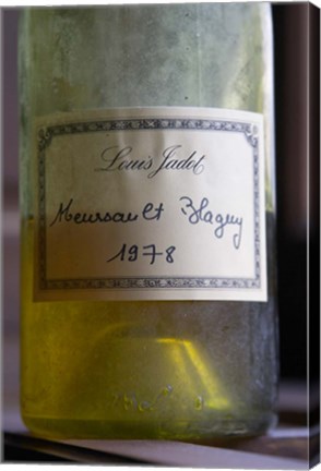 Framed Bottle of Louis Jadot Meursault Blagny Print