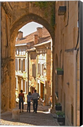 Framed Old Medieval Village of Saint Emilion Print