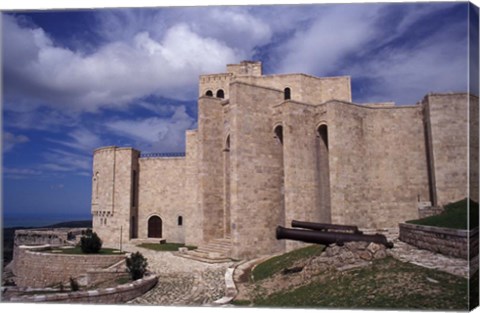 Framed Citadel Fortress, Kruja Print