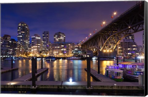 Framed Granville Bridge Print