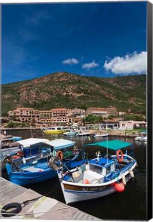 Framed Town Harbor of Porto Print