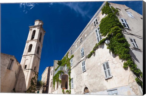 Framed Town church of Montemaggiore Print