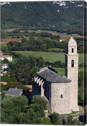 Framed Patrimonio, St-Martin church Print