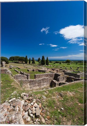 Framed Aleria Ancient Architecture Ruins Print