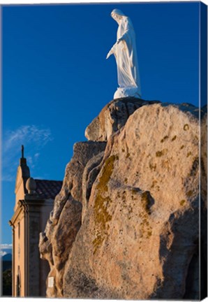 Framed Notre Dame de la Serra Church Print