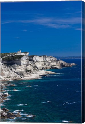 Framed Falaises Cliffs towards Capo Pertusato Print