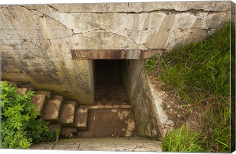 Framed German Bunker, St-Pierre du Mont Print