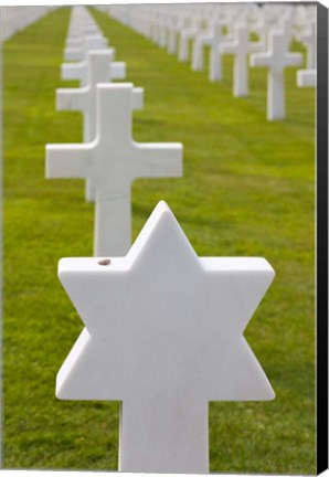 Framed American Cemetery and Memorial, Normandy Print