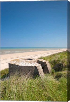 Framed WWII Ruins of German Bunker Print