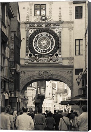 Framed Gros Horloge Clock Tower Print