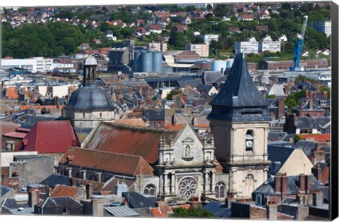 Framed Eglise St-Remy Church in Normandy Print