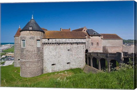 Framed Dieppe Chateau Musee Castle Print