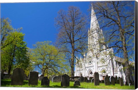 Framed Saint Mary&#39;s Cathedral Basilica Print