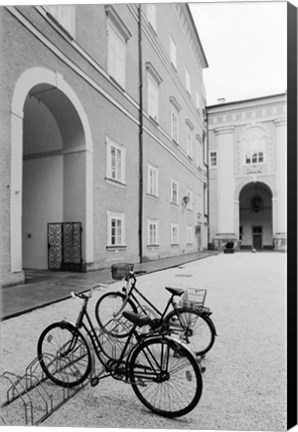 Framed Bicycles in the Domplatz Print