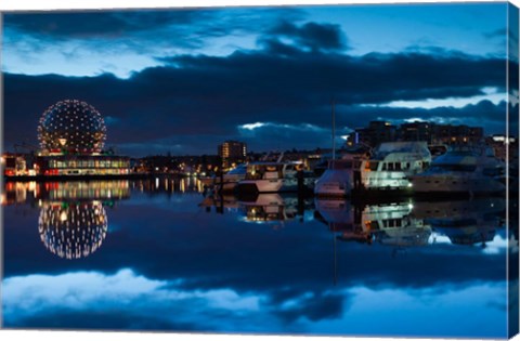 Framed False Creek,Granville Island Print