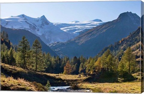 Framed Glacier Schlatenkees, Austria Print