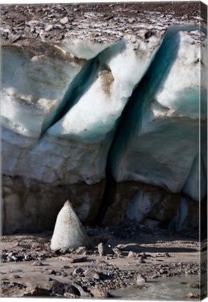 Framed Glacier Snout of Schlatenkees Print