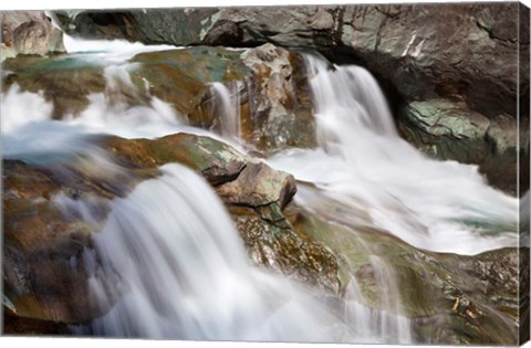 Framed River Isel, Hohe Tauern National Park Print