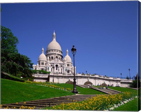 Framed Sacre Coeur, Montmartre, Paris, France Print