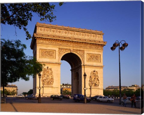 Framed Arc de Triomphe, Paris, France Print