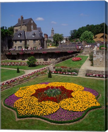 Framed Hermine Castle, Vannes, Brittany, France Print