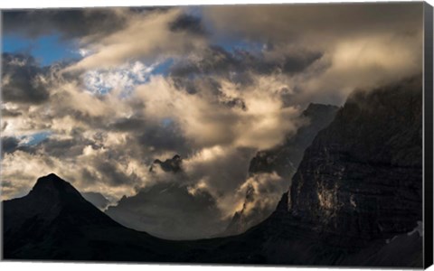 Framed Sunrise over Karwendel Mountains Print