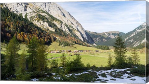 Framed Eng Valley, Karwendel Mountains Print