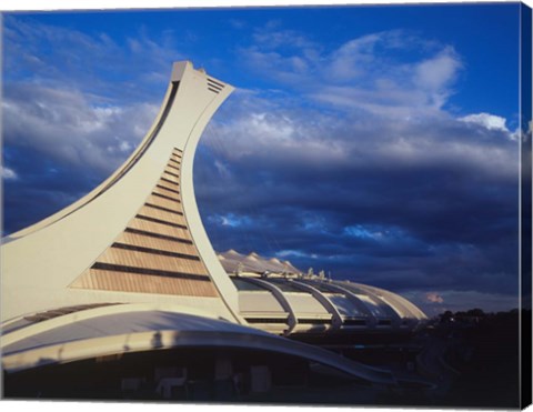 Framed Olympic Stadium in Canada Print