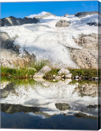 Framed Peak of Mt Grossvenediger, Austria Print