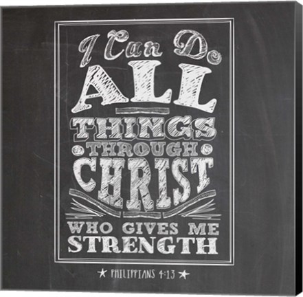 Framed I Can Do All Things Print