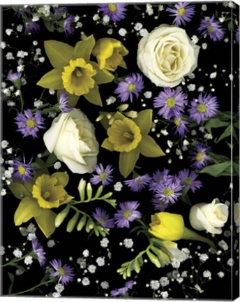 Framed Flowers 3 Print