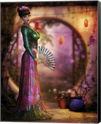 Framed Asian Inspiration Print