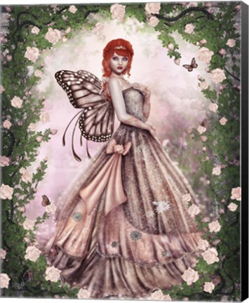 Framed Rose II Print