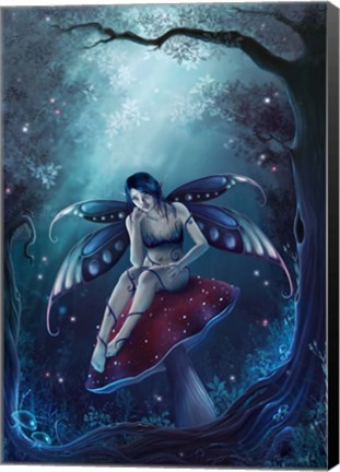 Framed Feeling Blue Print