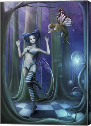 Framed Whimsy Cats Print