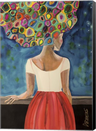 Framed In The Night Print