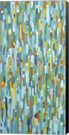 Framed Les Uns Contre Les Autres Print