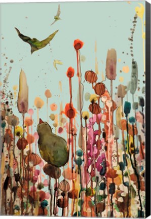 Framed Learning To Fly (Blue Sky) Print