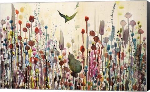 Framed Learning To Fly Print