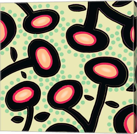 Framed Mon Jardin Print