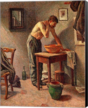 Framed Man Washing Himself, 1886 Print